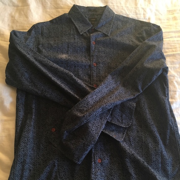 J.crew navy blue casual shirt - Picture 5 of 5
